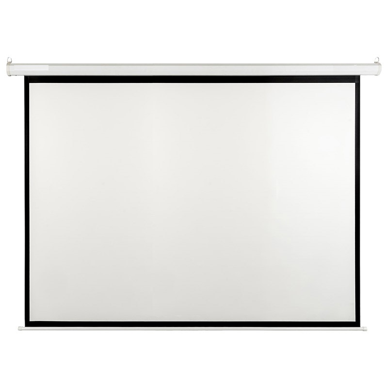 پرده نمایش دستی پروژکتور 1.5 در 1.5 سقفی و دیواری سفید