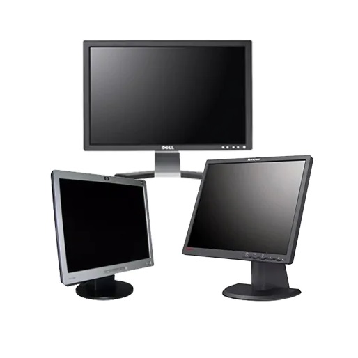 مانیتور 17 اینچ همراه با پایه، مدل ها و برند های مختلف