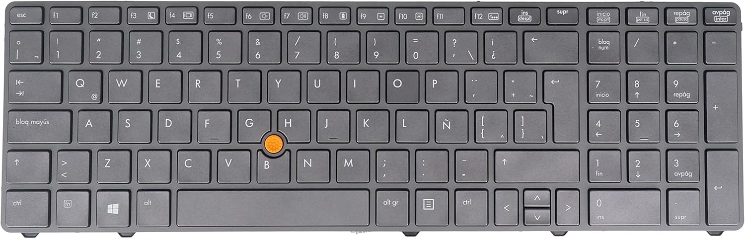 کیبورد لپ تاپ اچ پی HP Elitebook 8760w/8770w Keyboard