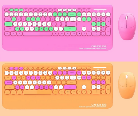 کیبورد و ماوس بی سیم GEEZER مدل G100